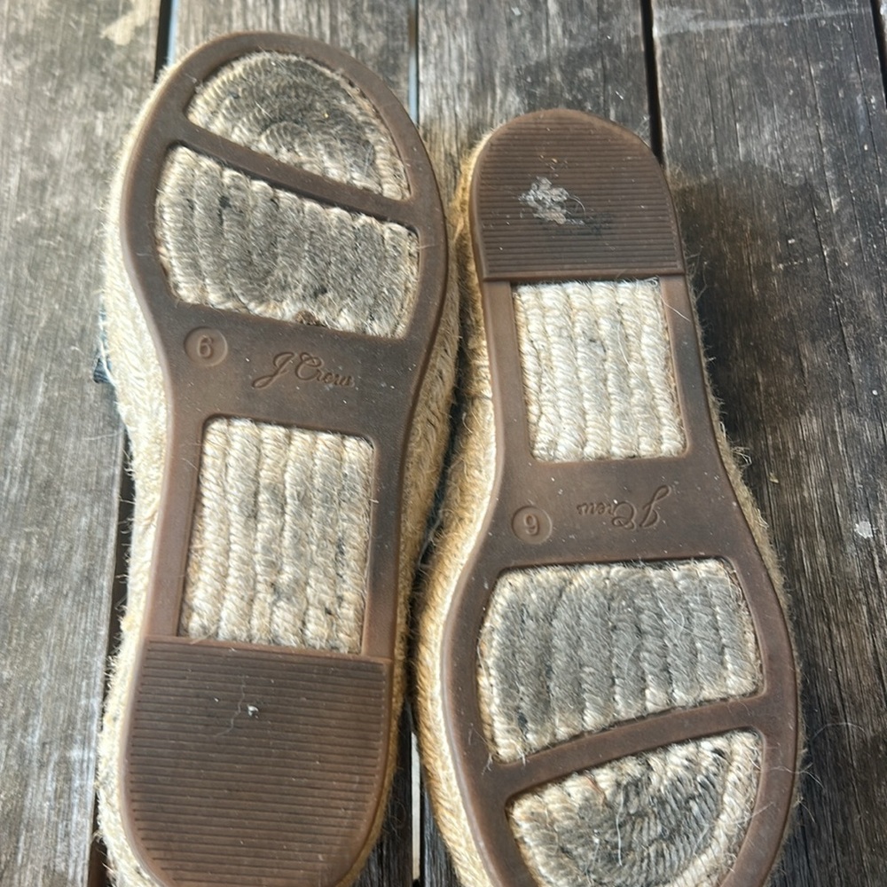 New! J Crew Valencia Espadrille Black 6 - Picture 5 of 12